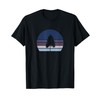 Minimalist Sunset Aspen Tree Design T-Shirt