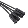 One Pair Solar Panel Adapter Y Branch 1 to 4