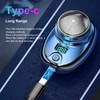 Men's Electric Shaver Portable Beard Trimmer Rechargeable Shaving Razor with