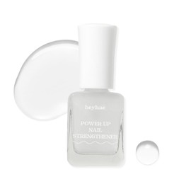 Heyhae Power Up Nail Strengthener 0.23 fl.oz | Daily Nourishment Care for Damaged Weak Splitting Clear Shine Keratin Recovery