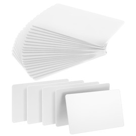 Classicseali 30pcs NFC Cards, White Square NFC Business Card, Rewritable Blank Cards with Chip, Simple and Convenient Programmable Tags 504 Bytes, Compatible with Enabled Smartphones Devices