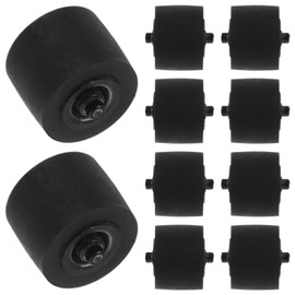 SAFIGLE Pack of 12 Rubber Cassette Recorder Pressure Rollers - Replacement Parts for Cassette Recorder Repair - High Quality Rubber Wheels - Perfect for Audio Enthusiasts and Collectors - Improve the