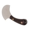 Leather Round Knife DIY One Piece Grinding Powder Steel Incisive