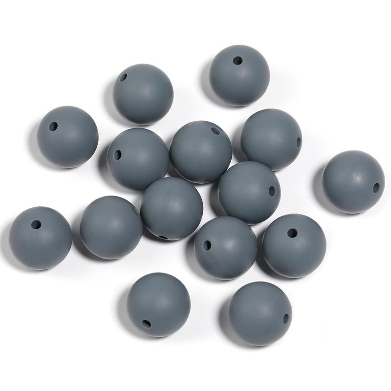 【B170】 Beads for DIY Projects: 15mm Round, Mixed Color, 30Qty