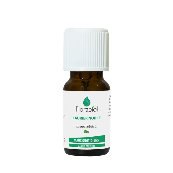 FLORABIOL - Organic essential oil of Laurier Noble - Relieves muscle and joint pain - Restores range to movements - 100% Made in France