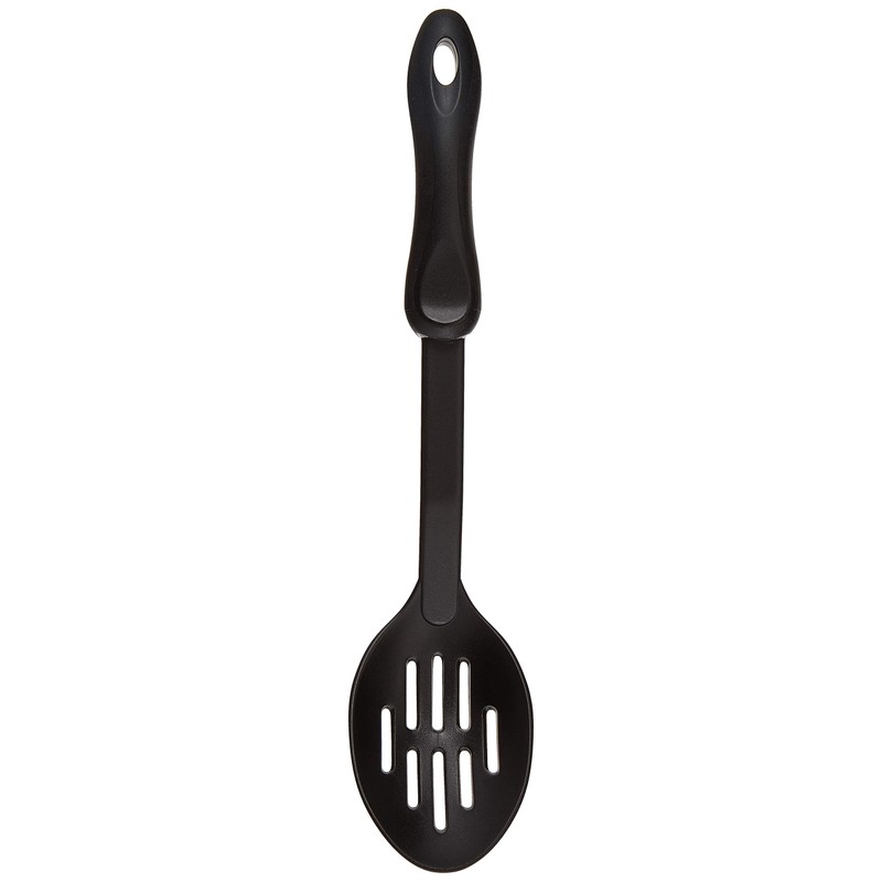 KitchenCraft KCNSSS Nylon Slotted Spoon, Non Stick Safe Plastic Kitchen