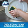 Dawn Heavy Duty Kitchen Dish Sponges, Green/Yellow (Pack of 3)