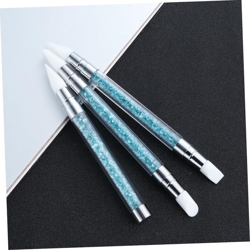 Mikinona 2sets Double-head Nail Builder Gel Kit Art Brushes Tools