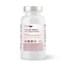 Urika Bio-Balance Vaginal Gut Bacteria Support 60 Capsules - Friendly Active Bacterial Cultures Blend - Candida Yeast Balance & Urinary Support Supplement for Women