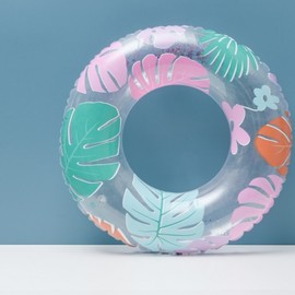 Adult/Child Rainbow Sequin Thick Inflatable Swim Ring Ring 90 [60-75 kg] 30ea