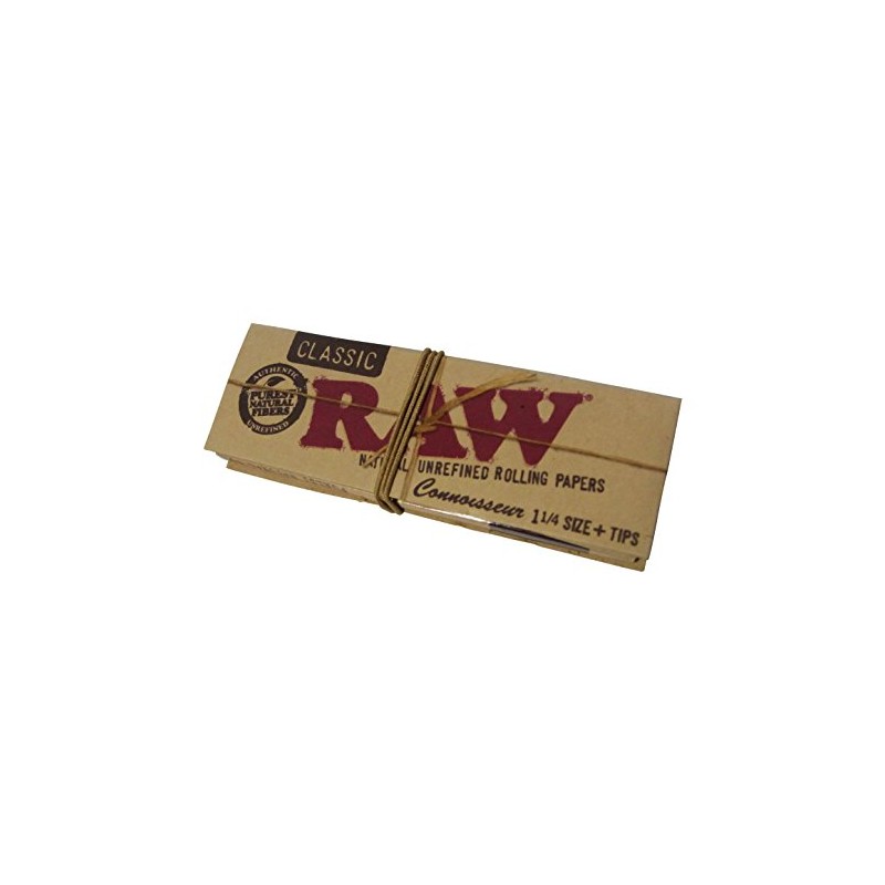 Set of 3 RAW 1 1/4 Connoisseur Raw Natural Unrolling