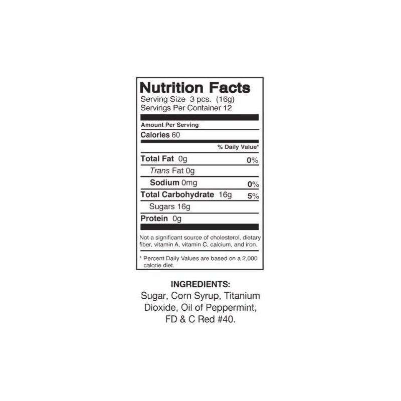 Scripture Candy, Old-Fashioned Hard Peppermint 6 Ounce Bag, 30 Pieces