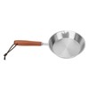 Stainless Steel Fry Pan with Even Heating Bottom for Restaurant