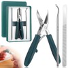 Professional Eagle Beak Angled Nail Clippers Set - Wide Slanted
