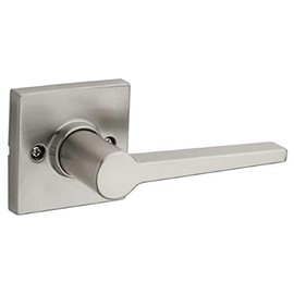 Kwikset Safe Lock Daylon Lever Square Rose Dummy Lock Satin Nickel