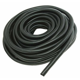 American Terminal Black 100' Feet 1" Split Loom Tubing Wire Conduit Hose Cover Auto Home Marine