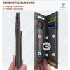 BULLIANT Magnetic Closure Slim Wallet-Genuine Leather Front Pocket Wallet for