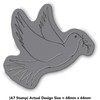 A7 'Dove In Flight' Unmounted Rubber Stamp (RS00005755)
