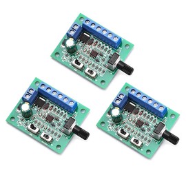 Hailege 3pcs DC Motor Speed Controller Brushless PWM Speed Control Board DC 8-24V Voltage Regulator with Forward/Reverse Switch