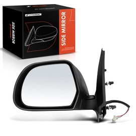 A-Premium Driver Side Power Door Mirror - Compatible with Nissan Versa 2012 2013 2014 - Non-Heated Automatic Folding Black Outside Rear View Mirror - Replace# 963023AN5BPFM