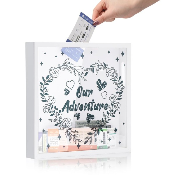 ORIGACH Large Travel Adventure Archive Box with Slot Adventure Fund