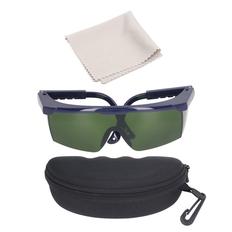 Laser Safe Glasses Optical Fiber Eye Protection Goggles Green Lens