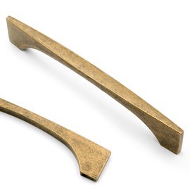 Asidrama 10 Pack 5 Inch(128mm) Antique Brass Kitchen Cabinet Handles, Cabinet Pulls Kitchen Cabinet Hardware for Cupboard Drawer Pulls