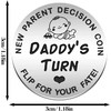 Funny Decision Coin for New Parents,Newborn Baby Gifts,Gifts for Mum