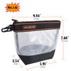 WELKINLAND 10-Inch Clear Tool Pouch Organizer - 4 Pcs Zipper