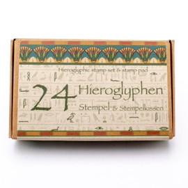 Forum Traiani Stamp Set Hieroglyphs - Name Stamp Children's Textile, Stamp Children, Letter Stamp - Perfect for Creative Learning and Playing