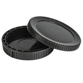Front Housing and Rear Lens Cap Compatible for Nikon Z50 Z5 Z6 Z7 Z6II Z7II Kit Z Mount, Replaces LF-N1 Rear Lens Cap and BF-N1 Body Cap (Pack of 2)