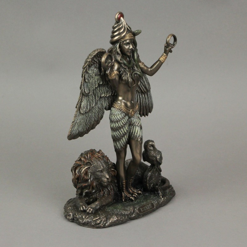 Mesopotamian Goddess of Love and War Ishtar Bronze Finished Statue