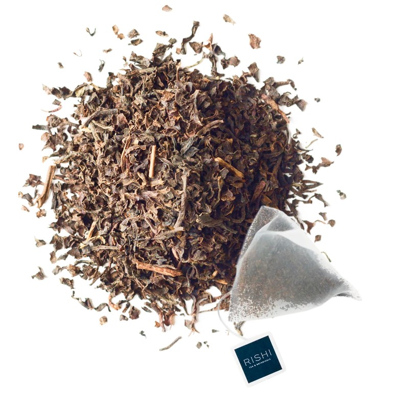 Rishi Tea English Breakfast Tea - Organic Sachet Tea Bags,