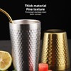 2pcs Stainless Steel Beer Cup 450ML Double Wall Air Insulation