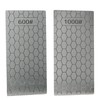 Jewboer 5 Pieces Diamond Sharpening Stone Set,Diamond Lapping Plate Coarse/Medium/Fine