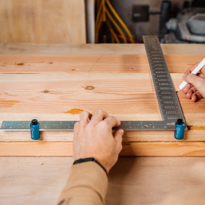 Tall Stair Gauges for Layout Framing Square Attachment Rip Guide