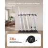 5-Tier Vertical Surfboard Wall Mount Rack Adjustable Metal Board Stand