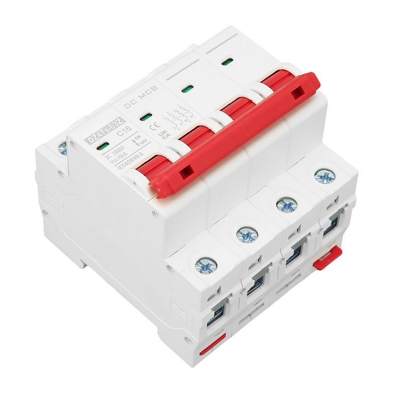 DC Miniature Circuit Breaker 4P Solar PV System 16A DIN
