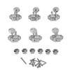 6 Pcs String Tuning Pegs 3L3R High Strength Metal Machine