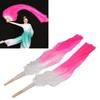1 Pair Long Dance Fan Soft Beautiful Classical Dancing Fan