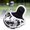 PU Leather Camouflage Semicircular Waterproof Magnetic Buckle Golf Putter Head