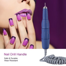 2.35mm Electric Nail Polisher Handpiece Manicure Machine Pen Nail Drill Handle for Salon(Blue)