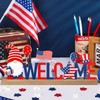 MiniInflat Patriotic/ 4th of July Metal Sign Rustic Table Decor