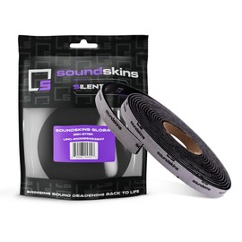 Soundskins Silent Insulation Strip Sound Deadening Closed Cell Acoustic Foam Tape SSK-Strip Rubber Closed Cell Foam, 1 Roll (3/8" Wide)