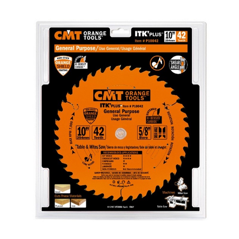 CMT P10050 ITK Plus Combination Saw Blade, 10 x 50