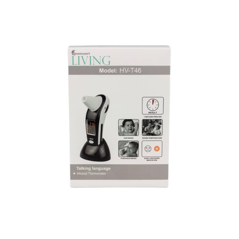 Ravencourt Living Talking Ear & Forehead Thermometer