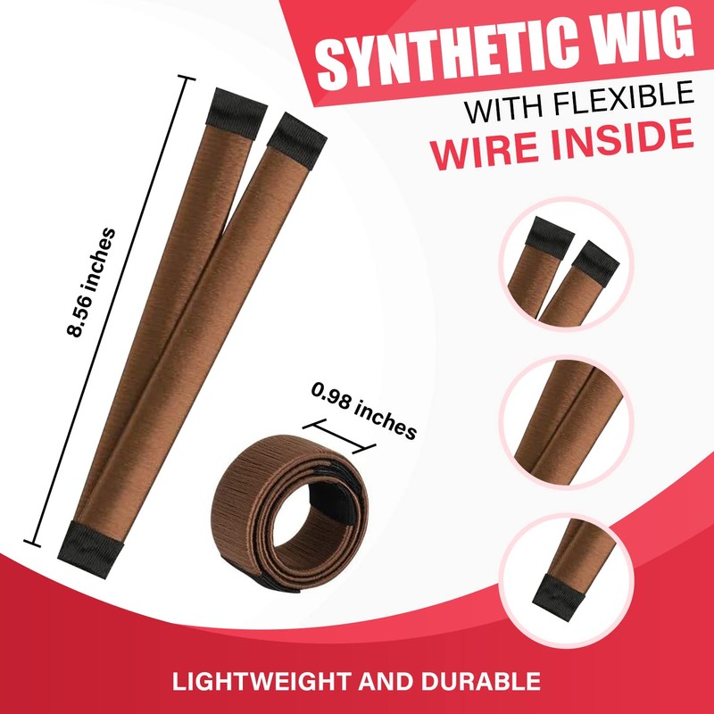 Glamza Magic Hair Snap Brown