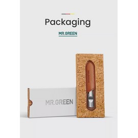 Mr. Green MR GREEN Solid Stainless Double Sided Nail File & Case Manicure Pedicure German