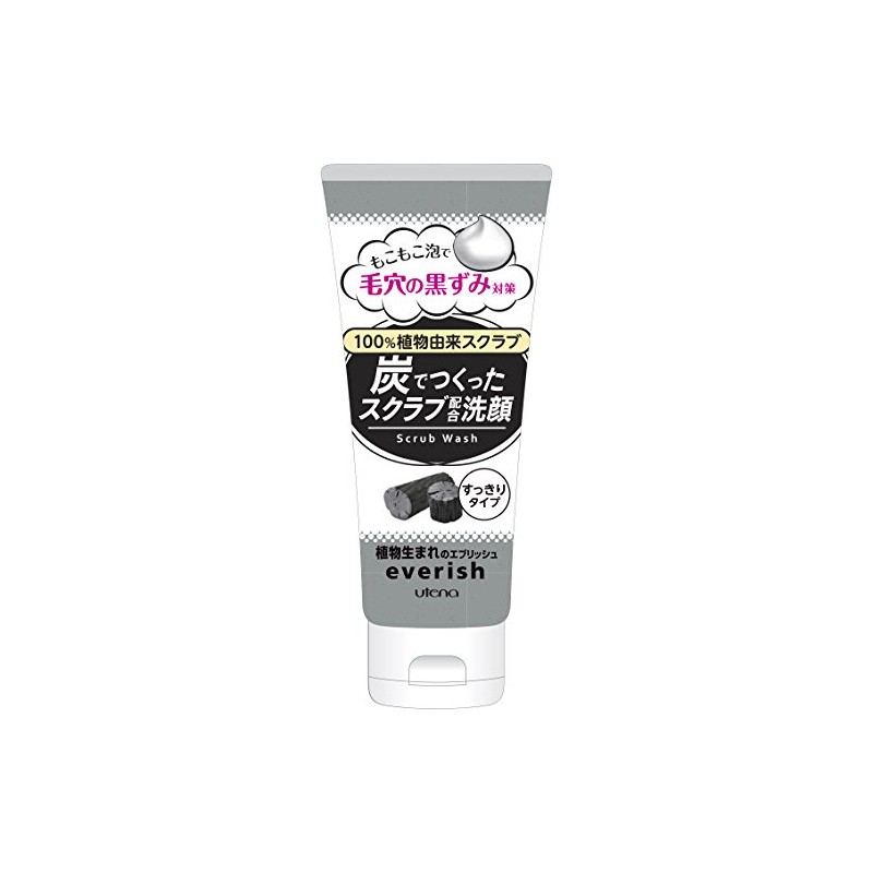 Evelish Charcoal Scrub Face Wash 4.8 oz (135 g)