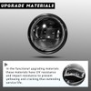 Pair Led Black Fog Lights Replacement With Bulbs Fit For